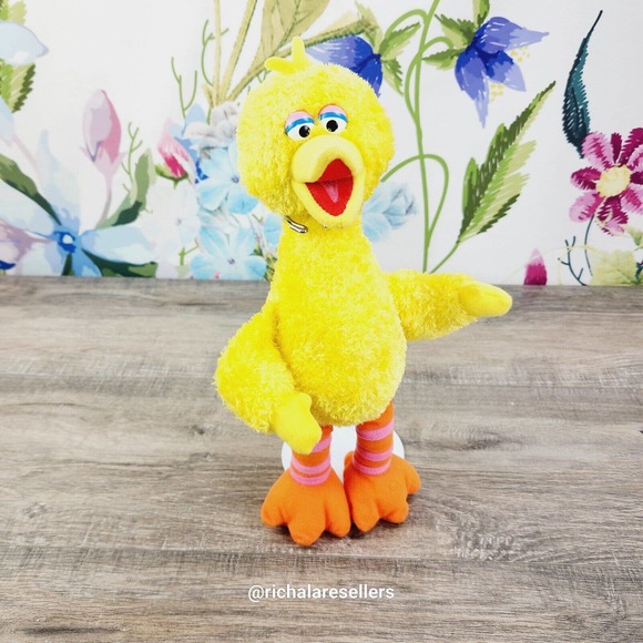 Sea World Sesame Place Big Bird Plush 12" Stuffed Animal 2019 Seaworld - Picture 1 of 7